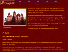 Tablet Screenshot of gormenghastcastle.co.uk